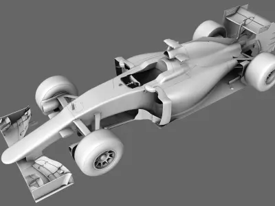F1 Ferrari SF15-T Formula 2015 3D model