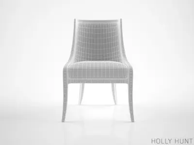 Holly Hunt Carlyle dining chair 3D model