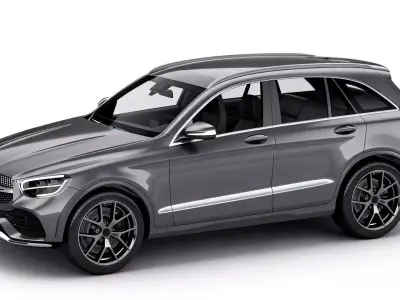 Mercedes Benz GLC High-Detail GLC-Class SUV 3D model