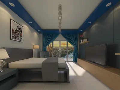 Bedroom Interior Design 3D model
