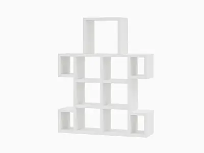 children room and shelf 3D model