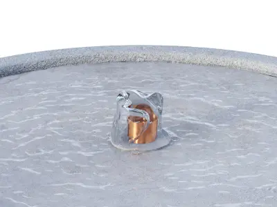 Sedona Fountain - Stone Ledge 3D model