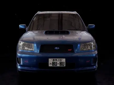 Subaru Forester STI SG5 3D model