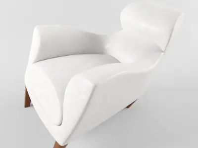 David Linley Aston armchair 3D model