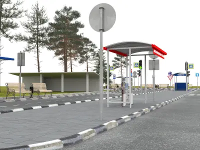 Training auto track 3D model