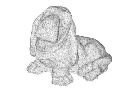 Dog decoration Free 3D model