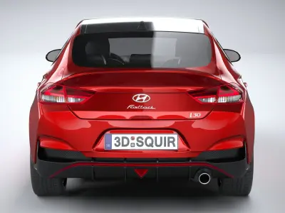 Hyundai i30 Fastback N-line 2020 3D model