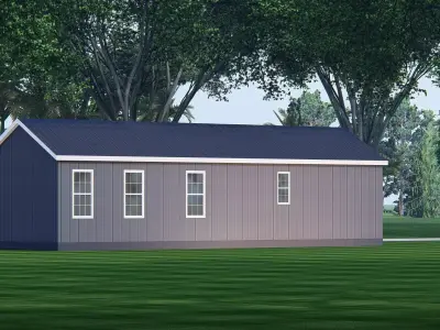 Rustic American Farmhouse Design  Traditional Country House 3D 3D model buy