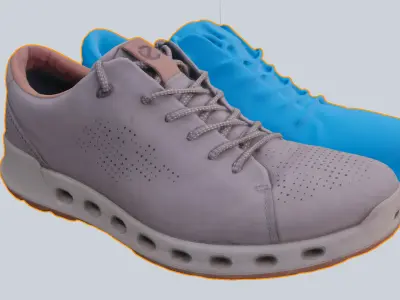Urban Footwear Mens Shoes or Sneakers  3D model