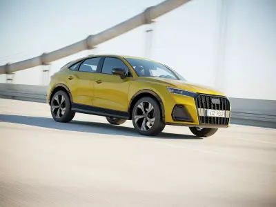 German sport SUV 3D model