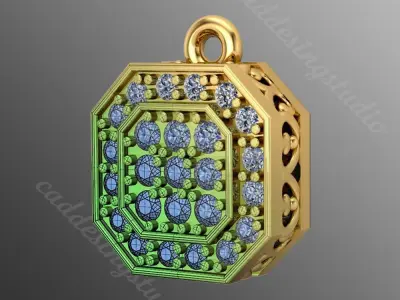 Pendant ak3 3D print model