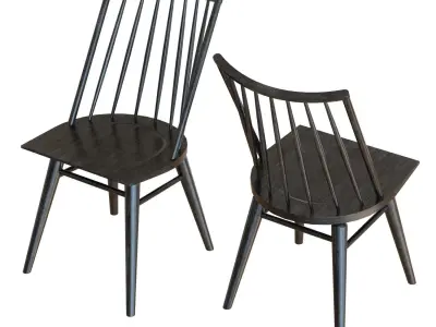 Crate and Barrel Paton Dining Chair 3D model