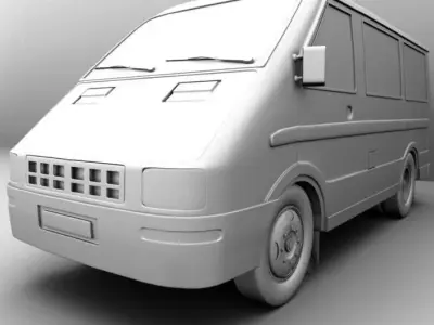 VAN vehicle 3D model