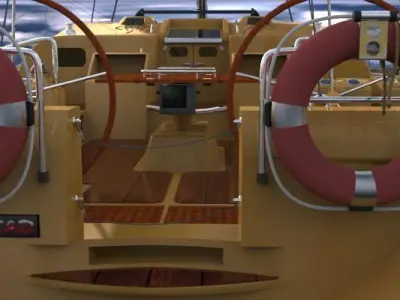 Sailboat III Free 3D model