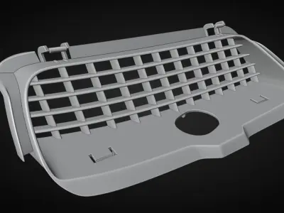 Front bumper part for volkswagen vento 1996 3D print model