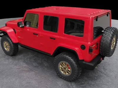 Jeep Wrangler Rubicon 392 2021 3D model purchase