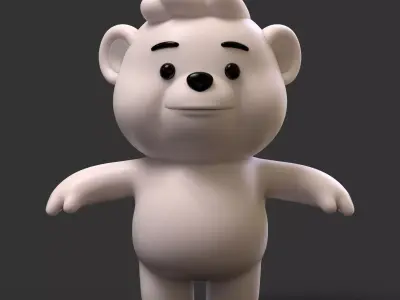 Cartoon Bear 3D model
