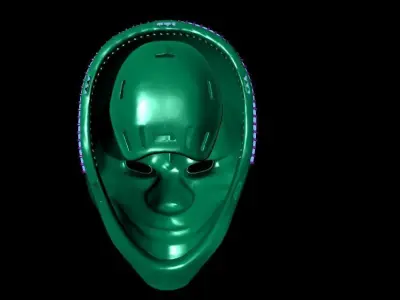 mask for face 3d model 3D print model