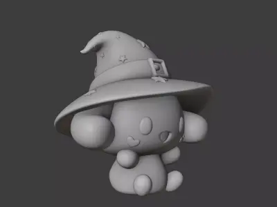 Halloween cinnamoroll 22 3D print model