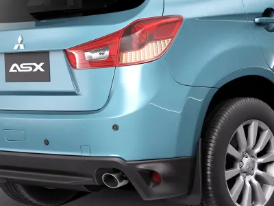 Mitsubishi ASX 2011 3D model