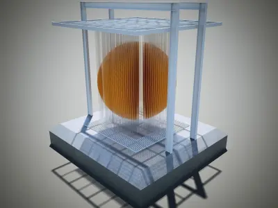 Jesus Soto - Esfera Caracas 3D model