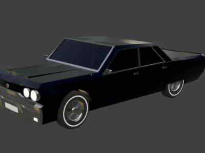 LowPoly Car 3D model