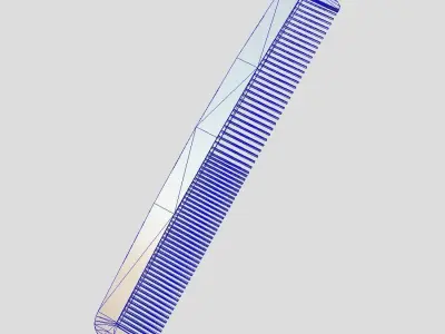 Hair Comb 3 Low-poly 3D model
