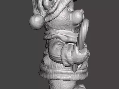 CHRISTMAS BEAR SCULPTURE STATUE ORNAMENT FIGURE MODEL 3D print model