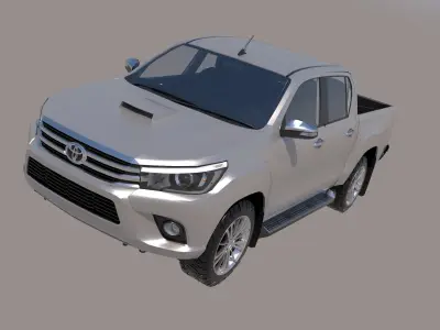 2016Toyota toyota hilux pickup truck 3D model