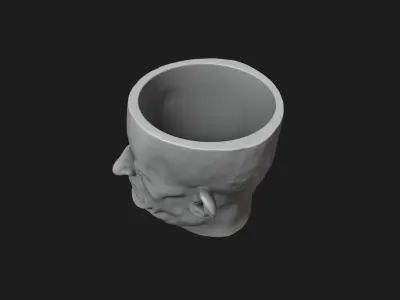 Grandpa Planter - Pen Holder 3D print model