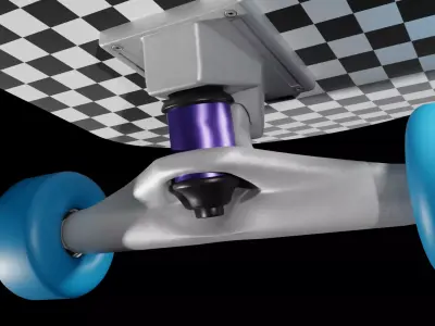 Skateboard Model 3D model