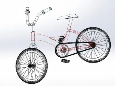 Bicycle 3D model 20