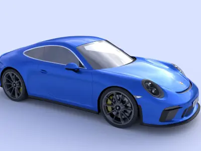 2018 Porsche 911 GT3 Touring 3D model