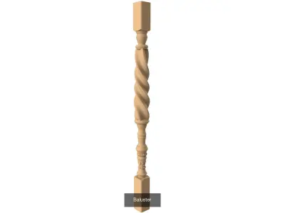 Wholesale sale of balusters 3D Model Collection