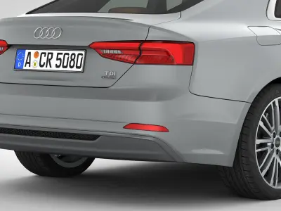 Audi A5 Coupe 2018 3D model