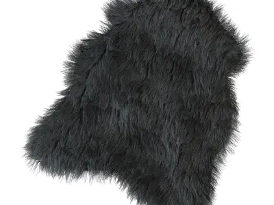 The mat of artificial fur 3D model