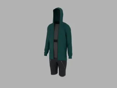 Sport Suit Low-poly 3D model 54