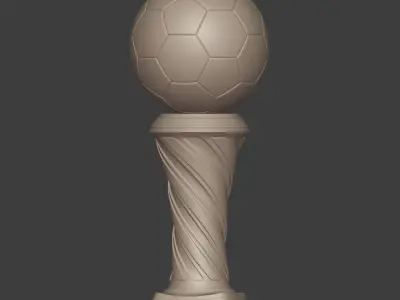 Football - Soccer Trophy - Cup 3D print model
