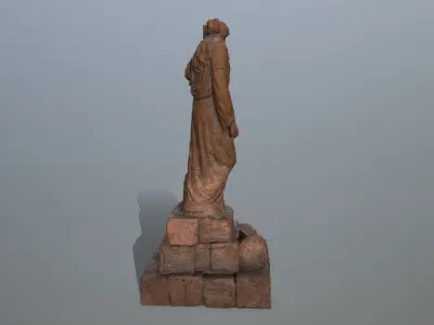 statue 5 aphrodite Low-poly 3D model