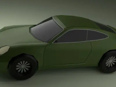 Low Poly Racing Pack Low-poly 3D model