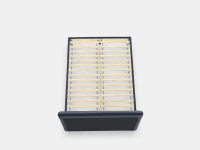 IDANAS Upholstered bed frame Low-poly 3D model