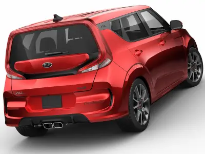 Kia Soul 2020 GT-line 3D model
