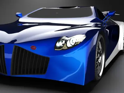 Weber Sportscar 3D model