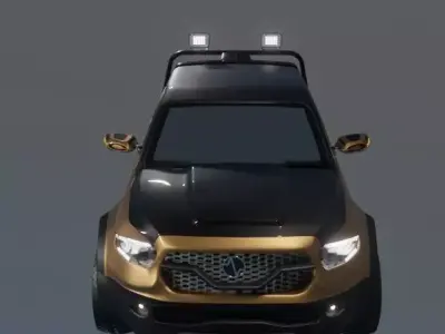 pick up car 3D model