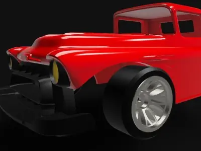 1 10 Custom 1958 Chevrolet Pickup Trucks RC Car Bodyshell  3D print model