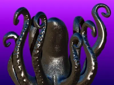 Octopus Mug Hanger or holder 3D print model