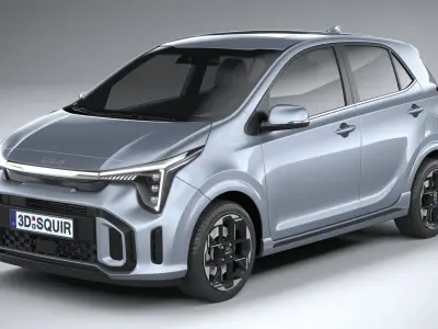 Kia Picanto GT-Line 2024 3D model
