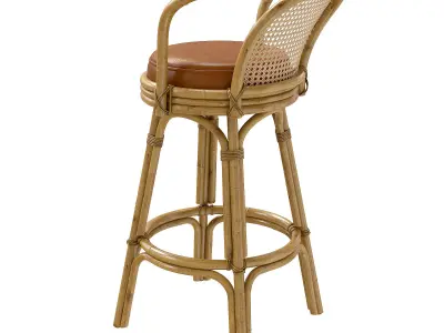 Cuban Barstool Lincoln Brooks 3D model
