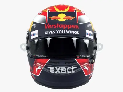 Arai GP-6 RC 2017 style Racing helmet 3D model