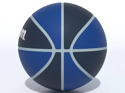 Wilson Detroit Pistons Basketball 3D model